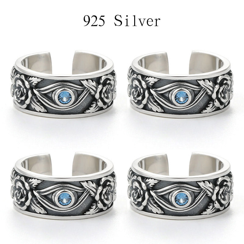 Eye of Horus Lucky Ring 925 Silver Limited Time Offer Only 2 days left